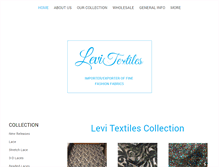 Tablet Screenshot of levitextiles.com